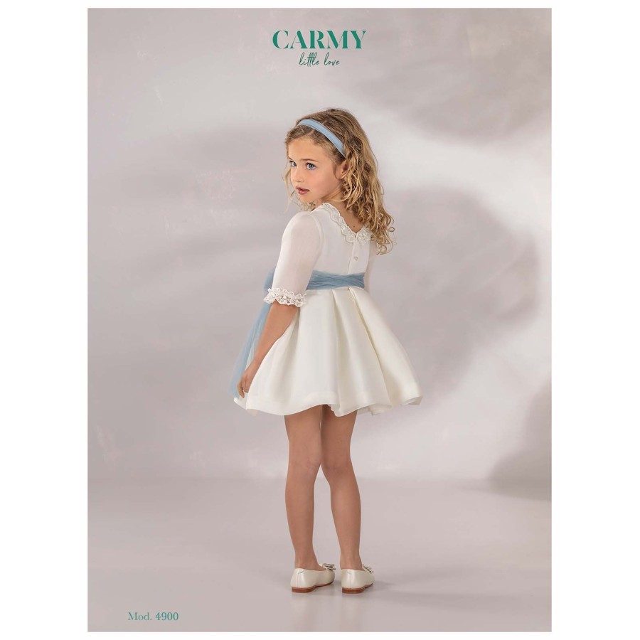 VESTIDO CEREMONIA EN ESTERILLA FINA,REFERENCIA 4900,ALTA COSTURA,GUGGOS,SERVICIO 30 DIAS