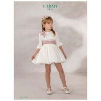 VESTIDO CEREMONIA EN ESTERILLA FINA, REFERENCIA 4901,ALTA COSTURA,GUGGOS,SERVICIO 30 DIAS