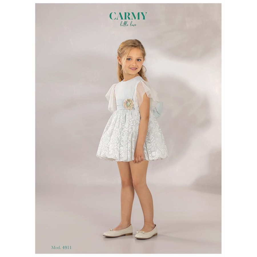 VESTIDO CEREMONIA EN TUL ESTAMPADO, REFERENCIA 4911, ALTA COSTURA,GUGGOS,SERVICIO 30 DIAS