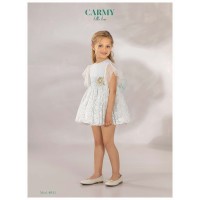 VESTIDO CEREMONIA EN TUL ESTAMPADO, REFERENCIA 4911, ALTA COSTURA,GUGGOS,SERVICIO 30 DIAS