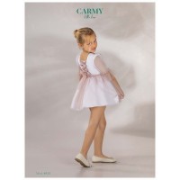 VESTIDO CEREMONIA EN SEDA CRISTAL,REFERENCIA 4913, ALTA COSTURA, GUGGOS,SERVICIO 30 DIAS
