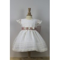 VESTIDO CEREMONIA Y BAUTIZO,ALTA COSTURA,GUGGOS SERVICIO 40 DIAS