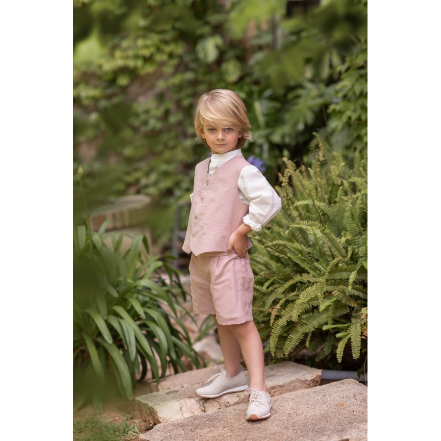 CONJUNTO+CAMISA+CHALECO+PAJARITA CEREMONIA-ALTA COSTURA-GUGGOS