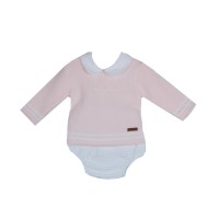 CONJUNTO BEBE 2 PIEZAS-ALTA COSTURA -GUGGOS