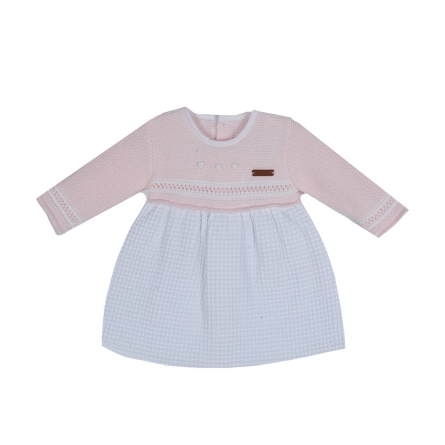 VESTIDO BEBE EN PUNTO Y...