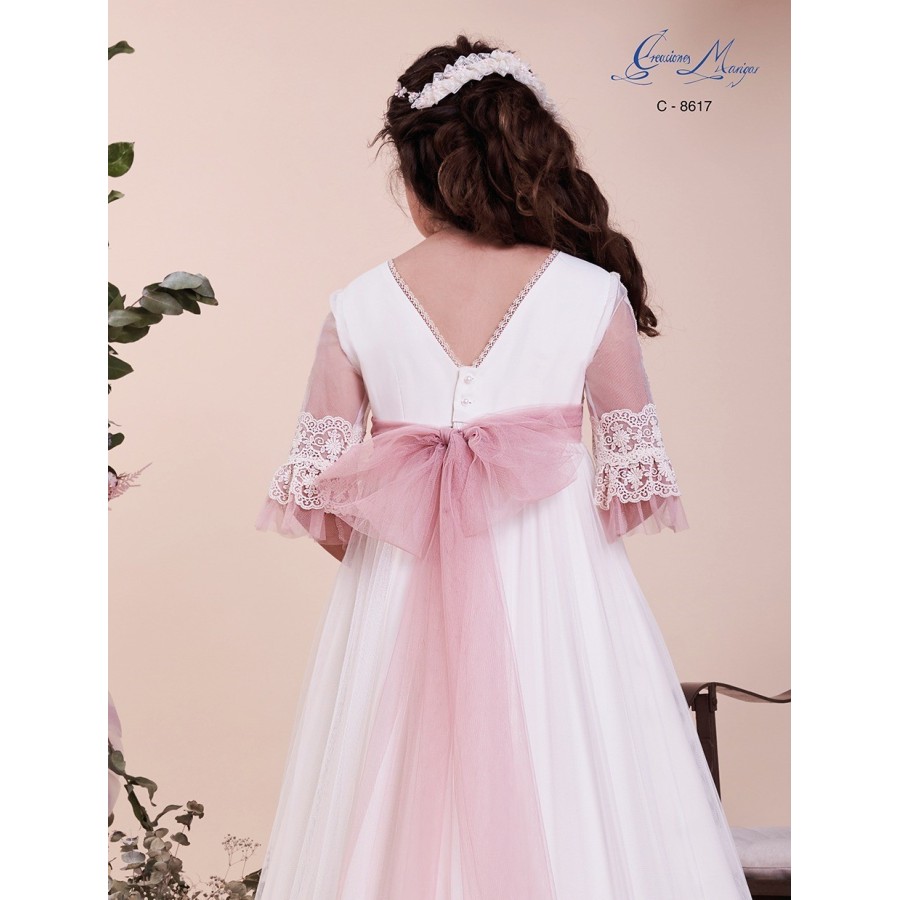 VESTIDO COMUNION, ALTA COSTURA,GUGGOS,SERVICIO 30 DIAS