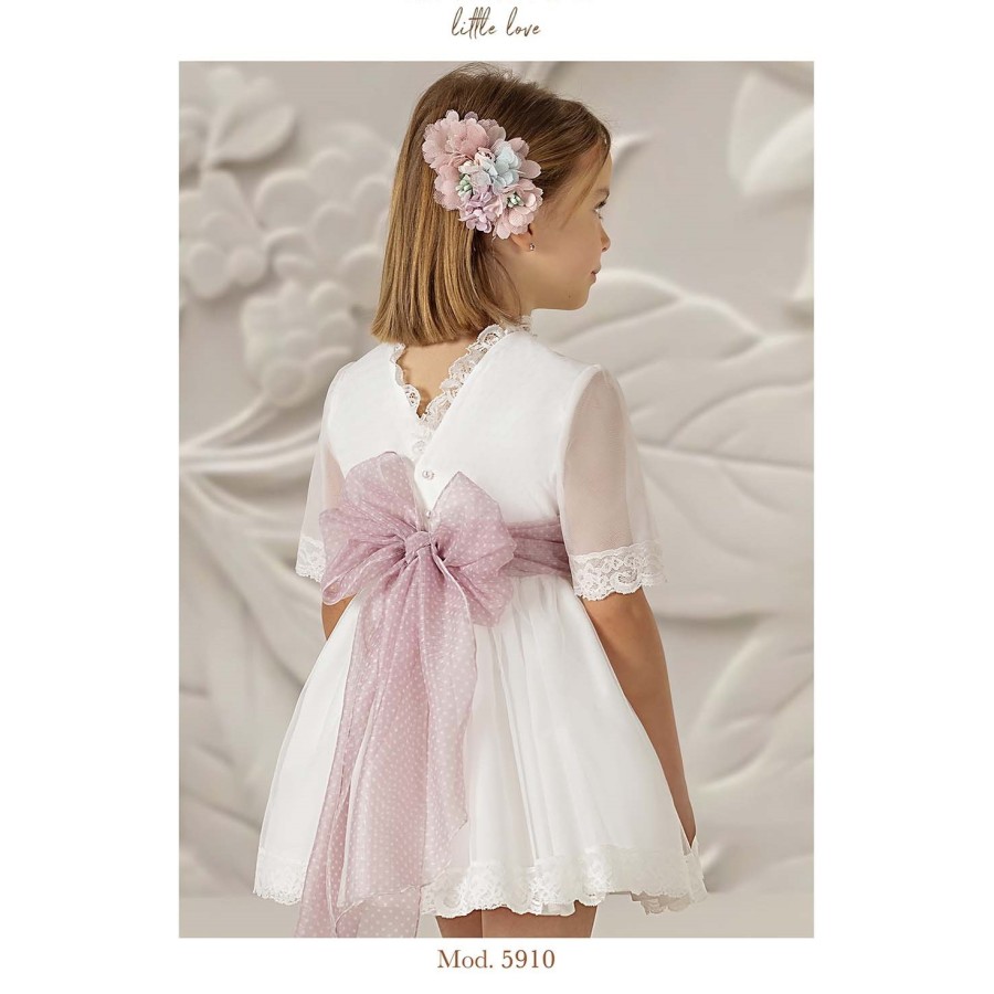 VESTIDO CEREMONIA-SERVICIO 15 DIAS-ALTA COSTURA-GUGGOS