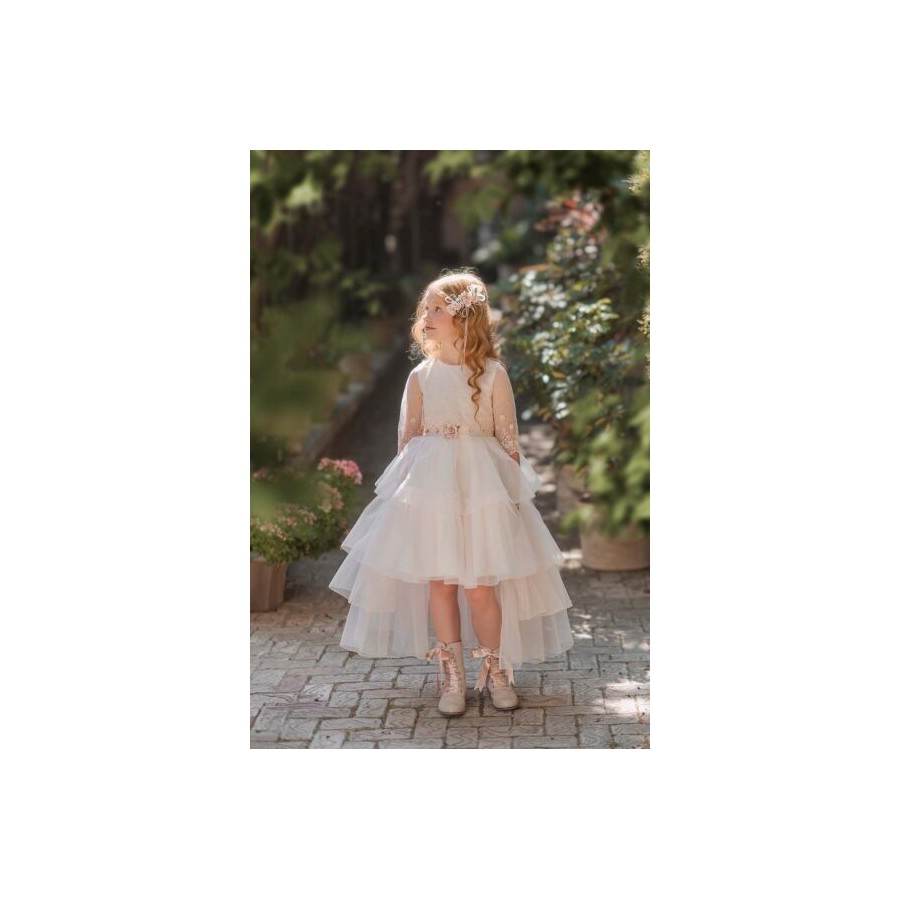 VESTIDO CEREMONIA REFERENCIA 270-ALTA COSTURA-GUGGOS SERVICIO 30 DIAS
