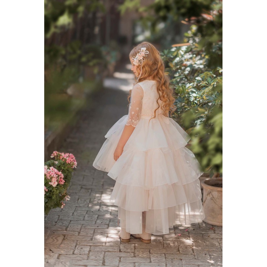 VESTIDO CEREMONIA REFERENCIA 270-ALTA COSTURA-GUGGOS SERVICIO 30 DIAS