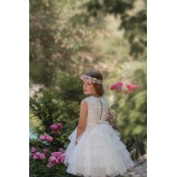 VESTIDO CEREMONIA EN TUL-REFERENCIA 242-ALTA COSTURA GUGGOS SERVICIO 30 DIAS