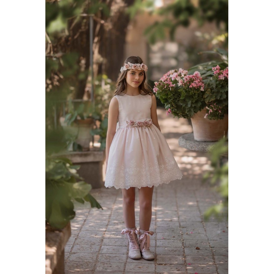 VESTIDO CEREMONIA ORGANZA...