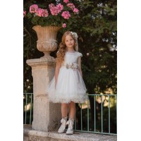 VESTIDO CEREMONIA EN BATISTA INGLESA-REFERENCIA 226-ALTA COSTURA GUGGOS-SERVICIO 30 DIAS