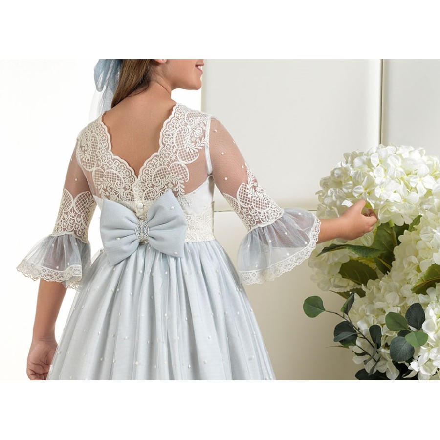 VESTIDO COMUNION,ALTA COSTURA,GUGGOS,SERVICIO 30 DIAS