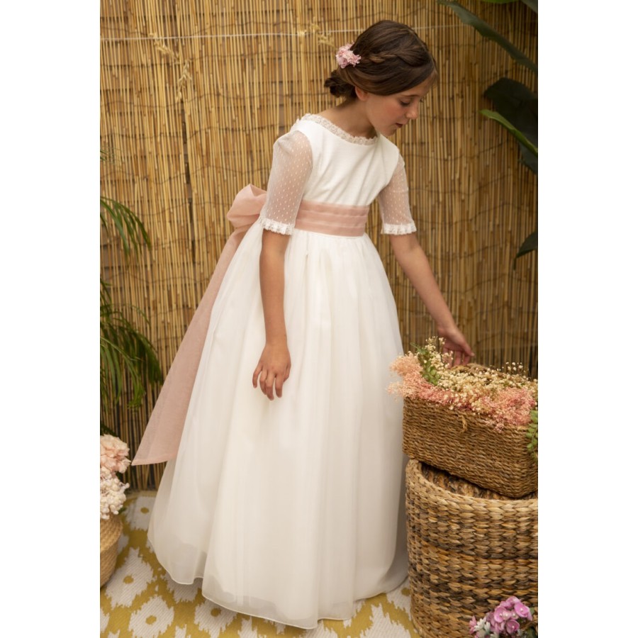VESTIDO COMUNION,ALTA COSTURA,GUGGOS,SERVICIO 30 DIAS