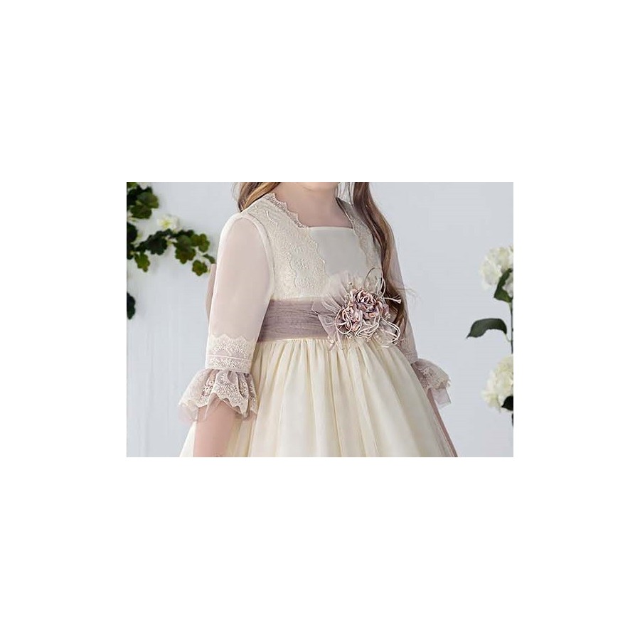 VESTIDO COMUNION,ALTA COSTURA,GUGGOS