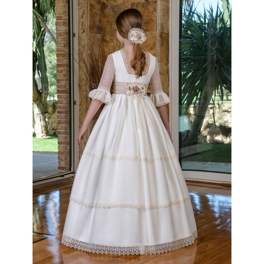 VESTIDO COMUNION, ALTA COSTURA,GUGGOS,SERVICIO 30 DIAS