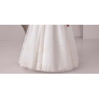 VESTIDO COMUNION EN TUL BORDO-REFERENCIA 3618-ALTA COSTURA- GUGGOS