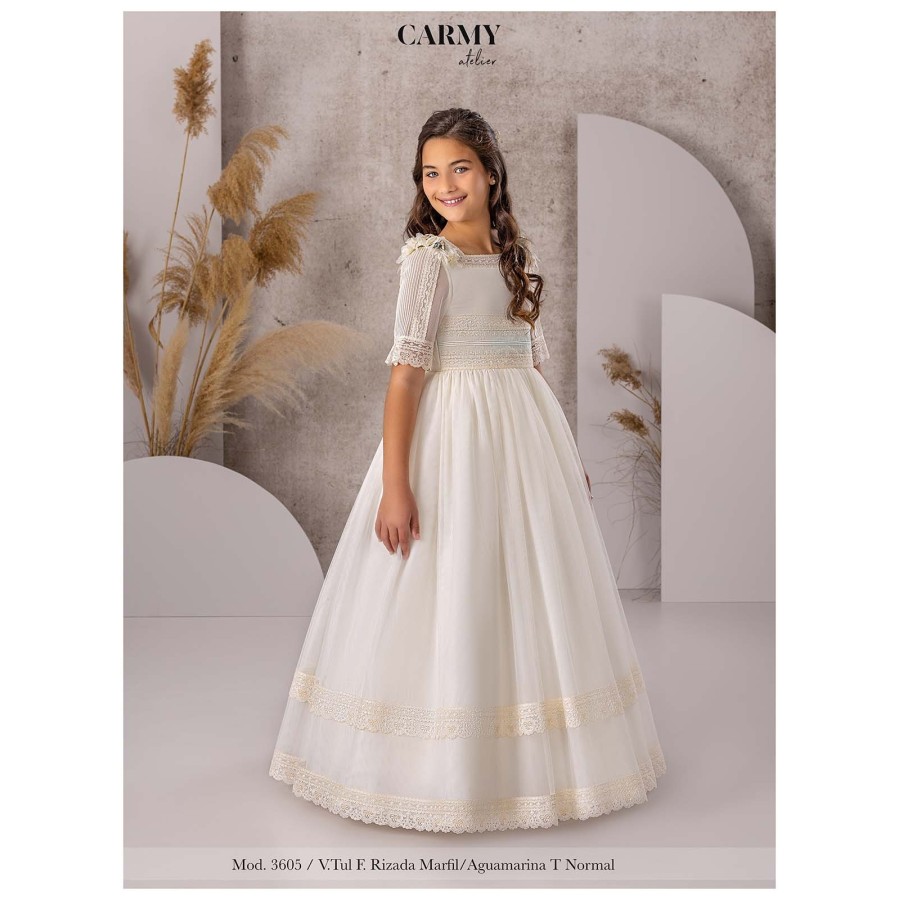 VESTIDO COMUNION,ALTA COSTURA,GUGGOS,SERVICIO 30 DIAS