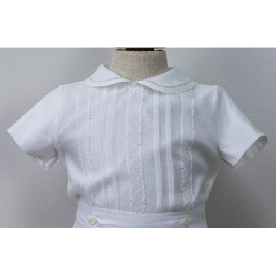 CONJUNTO BAUTIZO Y CEREMONIA- EN CRISTALY ENCAJE-REFERENCIA 450-ALTA COSTURA GUGGOS