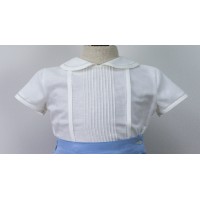CONJUNTO BAUTIZO Y CEREMONIA EN LINO-REFERENCIA 464-ALTA COSTURA GUGGOS