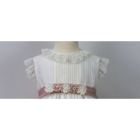 VESTIDO CEREMONIA Y BAUTIZO EN CRISTAL Y ENCAJE-REFERENCIA 400-ALTA COSTURA GUGGOS
