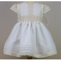 VESTIDO BAUTIZO Y CEREMONIA EN CRISTAL Y ENCAJE-REFERENCIA 478-ALTA COSTURA GUGGOS