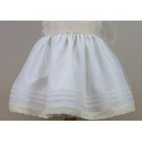 VESTIDO BAUTIZO Y CEREMONIA EN CRISTAL Y ENCAJE-REFERENCIA 478-ALTA COSTURA GUGGOS
