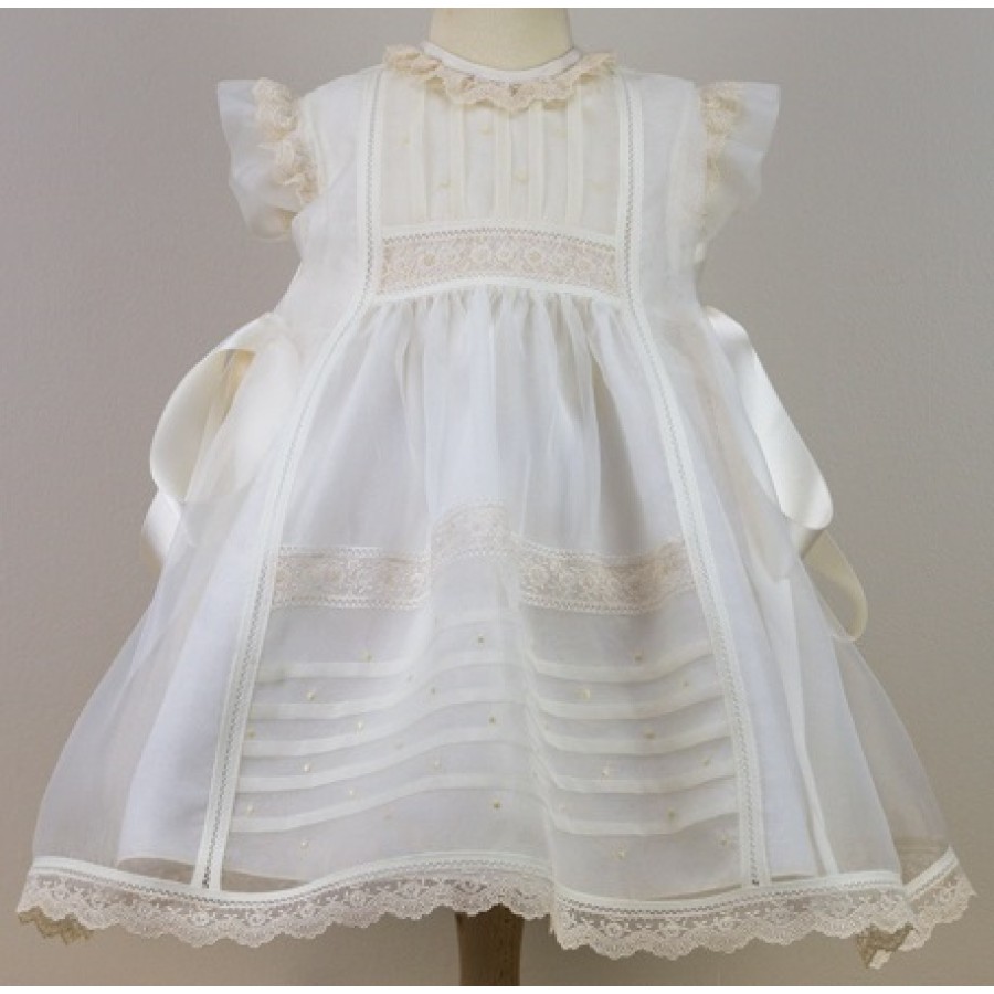 MANTILLA BAUTIZO Y CEREMONIA EN PLUMETI Y CRISTAL-REFERENCIA 476-ALTA COSTURA GUGGOS