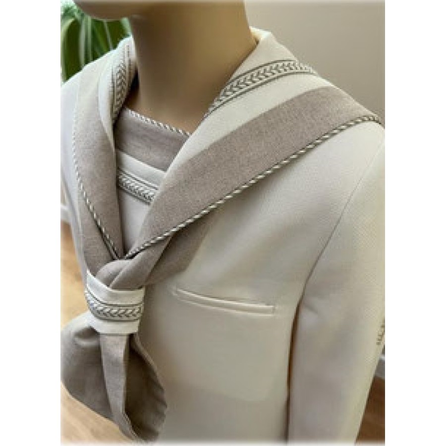 TRAJE COMUNION MARINERO EN LINO Y ALGODON-REFERENCIA VX156-ALTA COSTURA GUGGOS