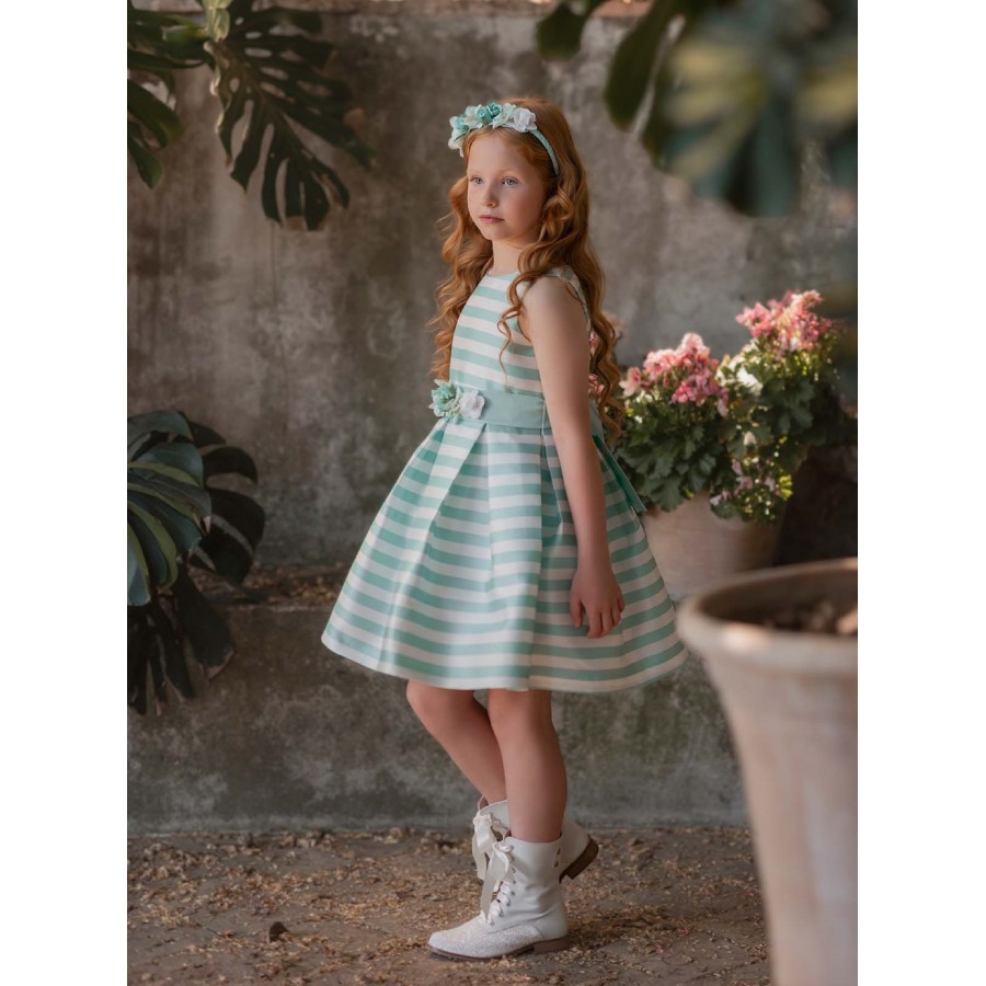 VESTIDO CEREMONIA EN RASO-REFERENCIA 236-ALTA COSTURA GUGGOS
