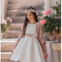 VESTIDO CEREMONIA EN RASO-REFERENCIA 249-ALTA COSTURA GUGGOS-SERVICIO 30 DIAS