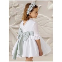 VESTIDO CEREMONIA PLUMETI Y BATISTA-REFERENCIA 5904-ALTA COSTURA-GUGGOS