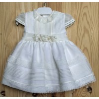 VESTIDO CEREMONIA Y BAUTIZO EN CRISTAL Y ENCAJE-REFERENCIA 400-ALTA COSTURA GUGGOS